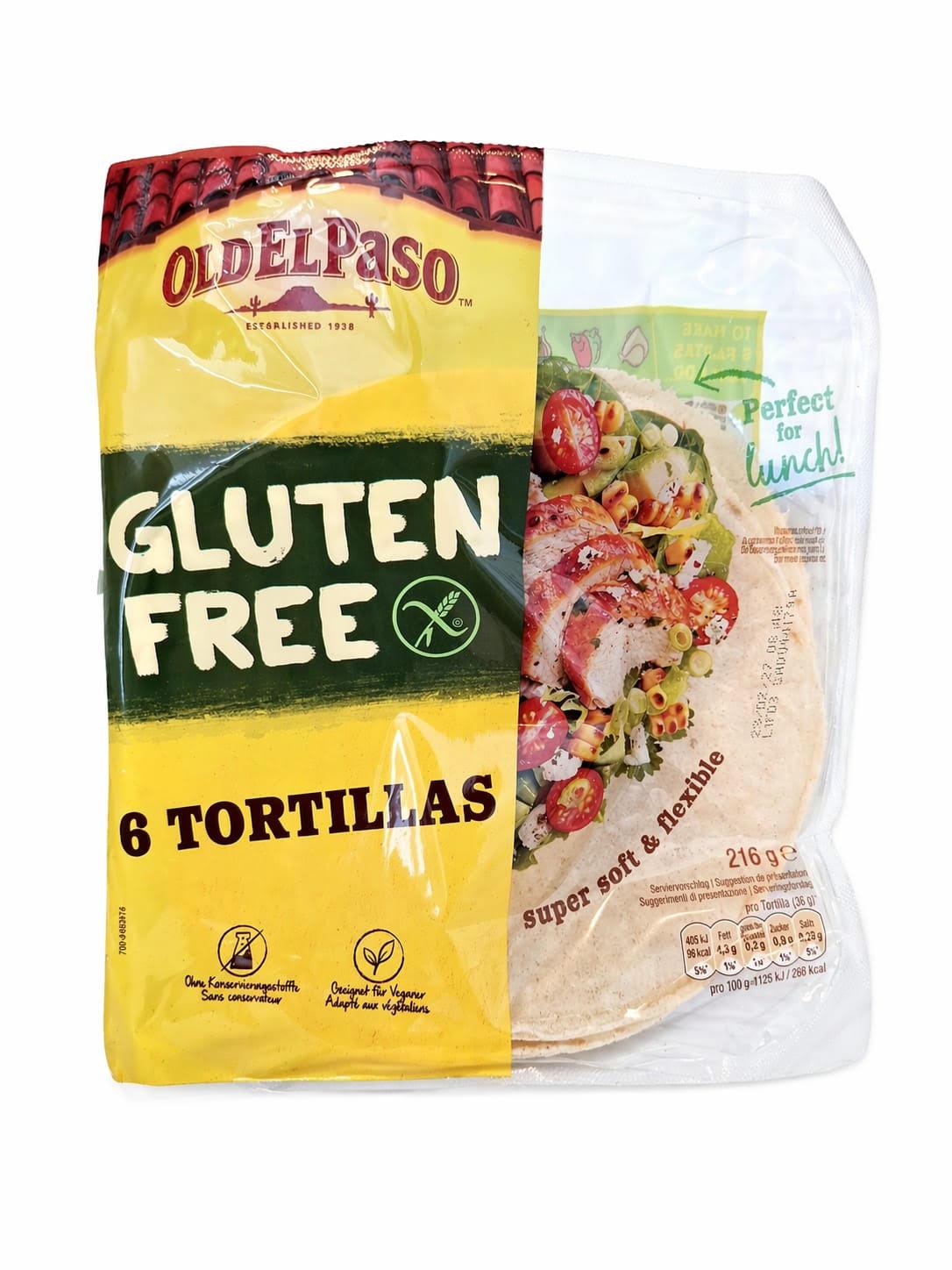 Old El Paso Gluten Free Tortillas 216g